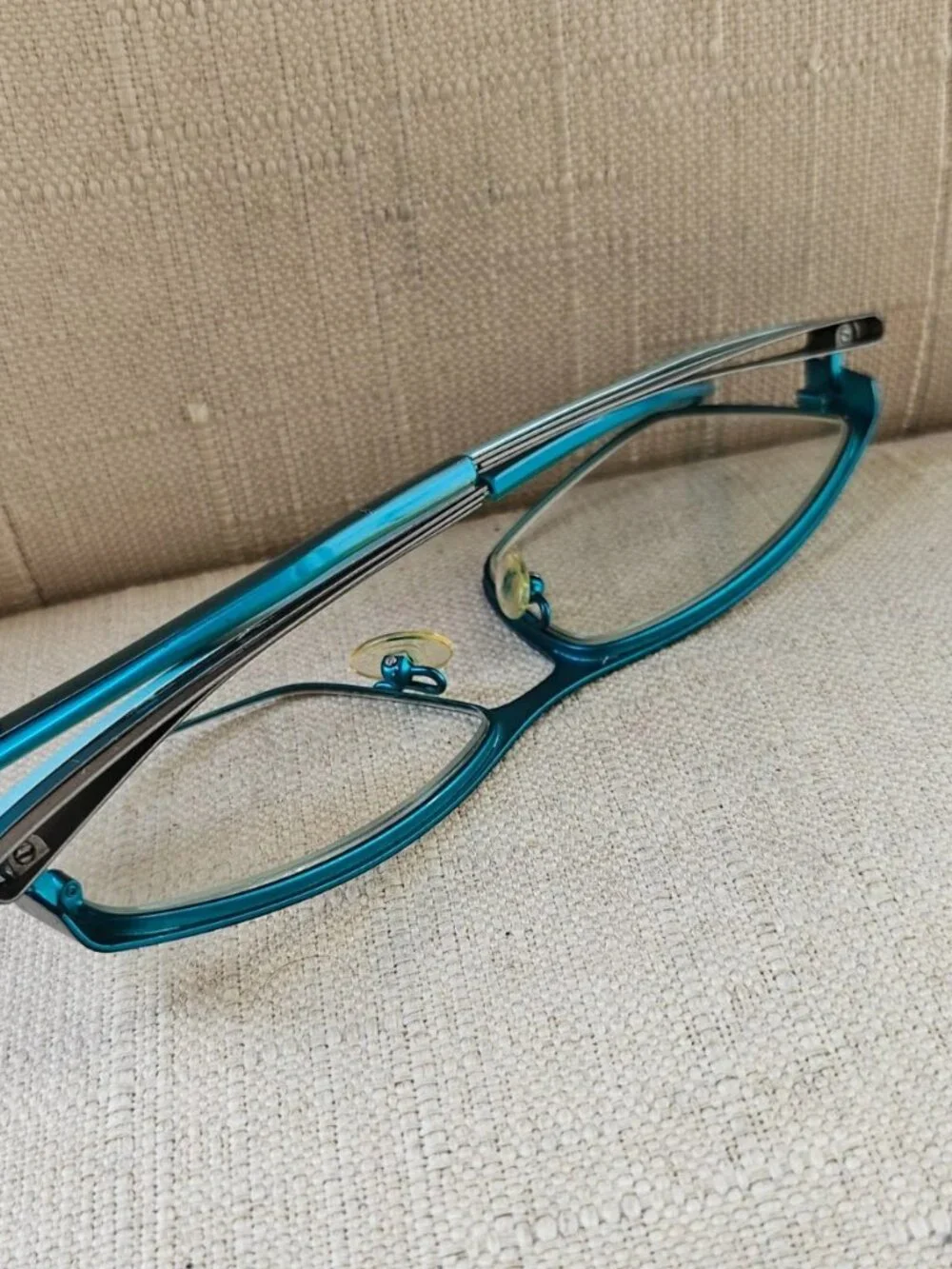 Morel France Women Eyeglasses Frame Brown/Turquoise Tone Eyewear Glasses